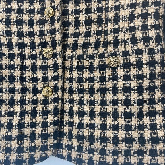 Next Originals - Classic Peak Lapel Tweed Jacket - Size S/M - Picture 6 of 16